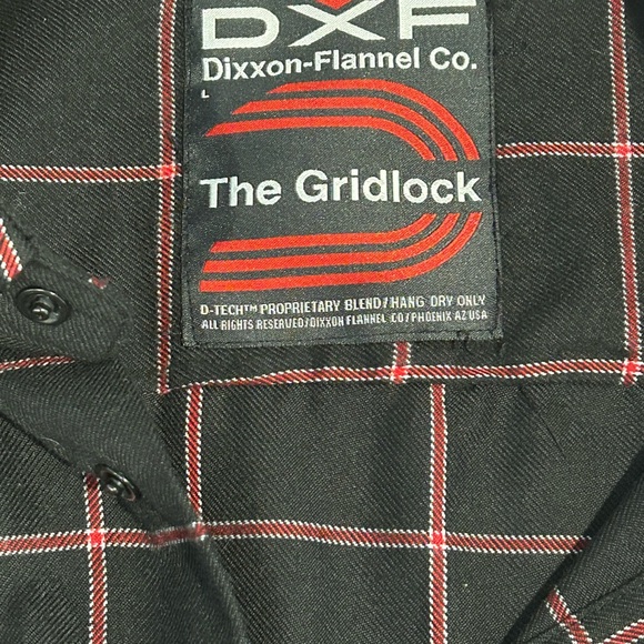 Dixxon Flannel The Gridlock; Large - Picture 3 of 3